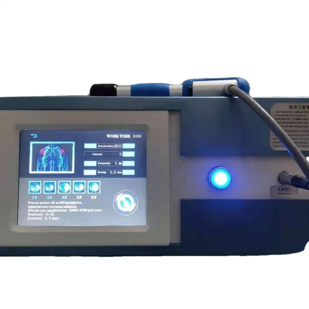 High Qualified LED Big Screen Shock Wave Therapy ED / Home Clinic Use Shockwave Therapy Device Machine