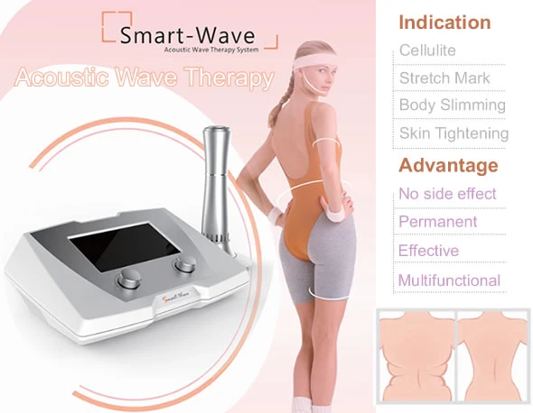 Acoustic Wave Focused Shockwave Therapy Equipment for Body Beauty