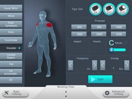 New Shockwave Therapy Radial Shock Wave Therapy Eswt Shockwave Therapy Machine/Extracorporeal Shockwave Machine for Pain Relief