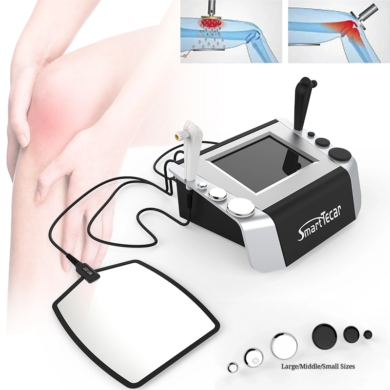 Smart Tecar Ret Cet RF Shockwave Diathermy Physiotherapy 448kHz Tissue Regeneration Therapy Machines