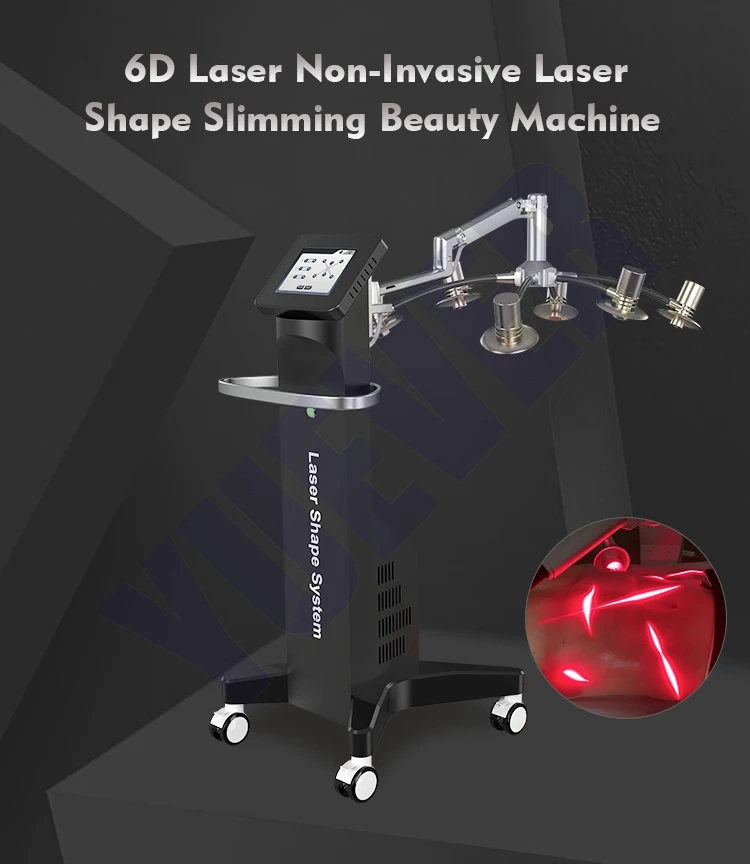 Yuever Medical 532nm Green Light Cold Laser Fat Burning 6D Laser Shape Body Slimming Machine