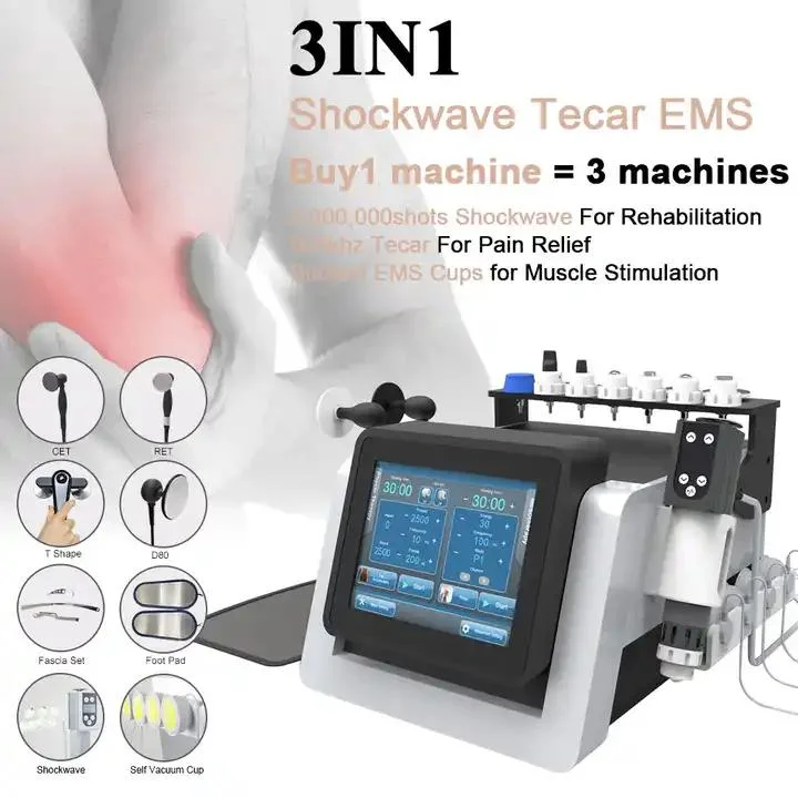 Shockwave Therapie Voor Penis EMS+Shockwave+Tecar Therapy Physiotherapy Tecar Physical Therapy Machine