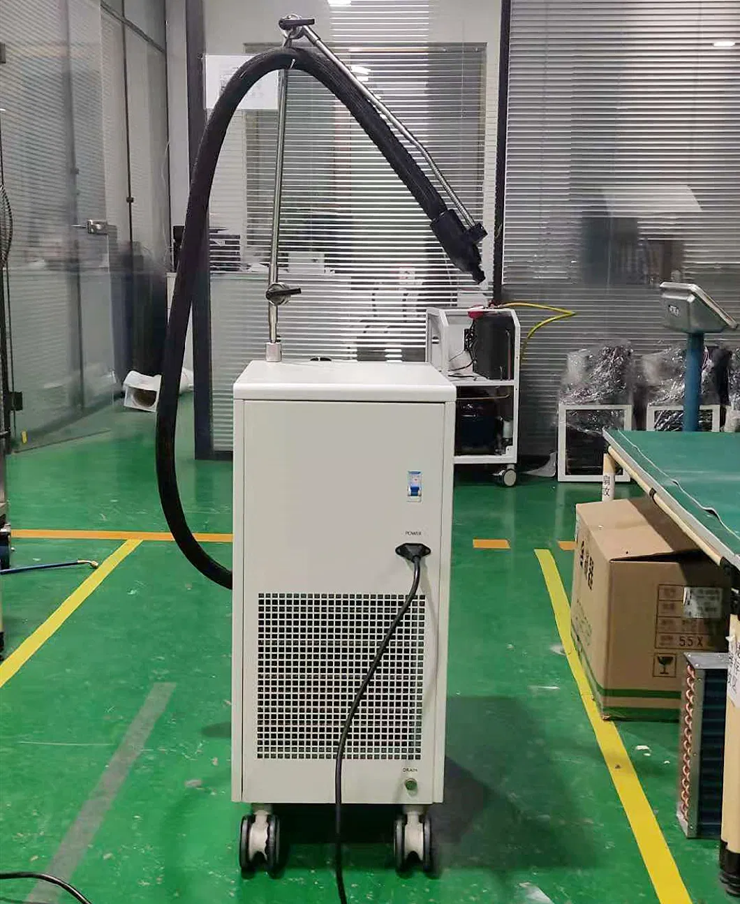 Air Cooling Machine Laser Medical with Compressor Air Skin Cooling Zimmer Cryo Cold Skin Cooling Machine for ND YAG Reduce Pain