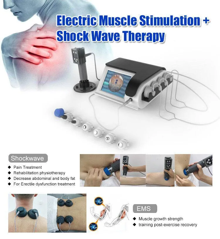 2022 Hot Selling Eswt Shock Wave Physiotherapy Machine Shockwave for Pain Relief Physical Therapy