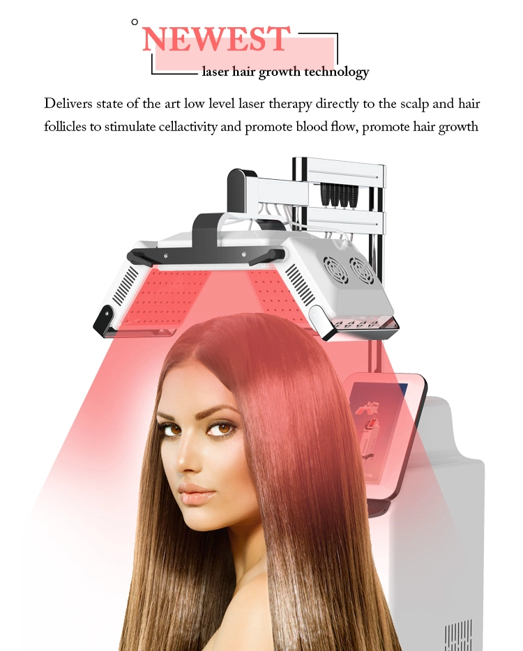 Latest 660nm Cold Laser Growth Hair Growth PDT Machine