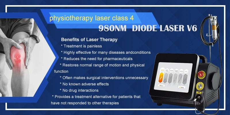 Medical Equipment 980 Diode Laser Machine Low Level Laser Physiotherapy Devices