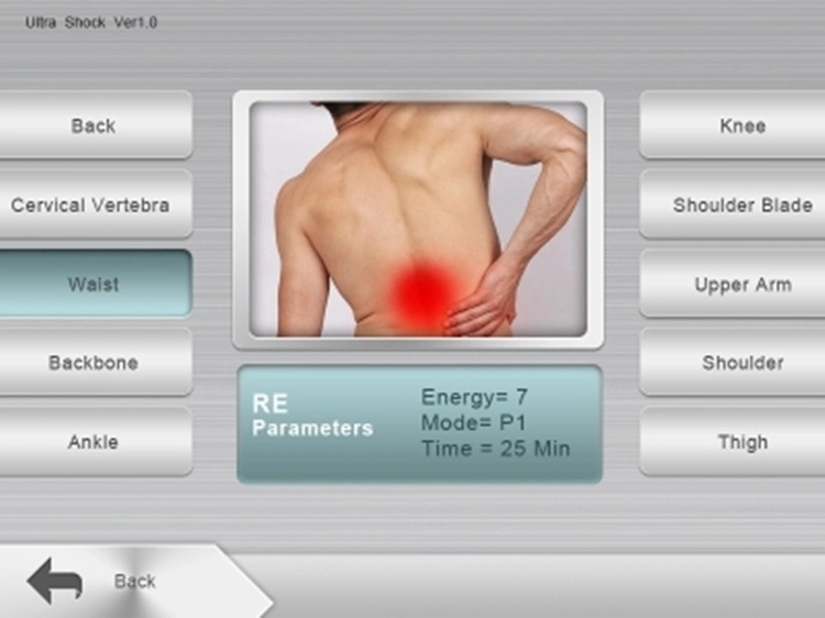 Ultrasound Shock Wave Therapy Sports Injury Recovery Machine