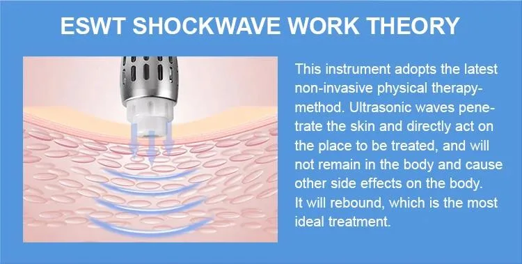 Portable Shockwave Therapy Machine Eswt Radial ED Shockwave Machine Pain Reduce Therapy Machine Shockwave