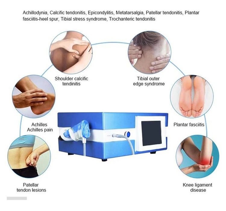Physiotherapy Shock Wave Lithotripsy Muscle Soreness Relieve Ultrasound Shockwave Therapy Machine