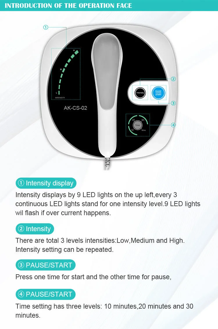 Physiotherapy Medical Ultrasound Machine for Physical Therapy for Back Pain