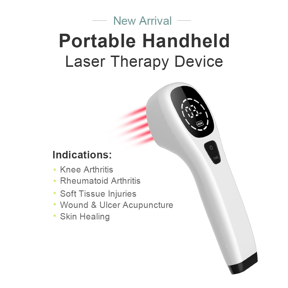 Portable Physical Treatment Lllt Low-Level Infrared Light Cold Laser Therapy Device for Relieve Neck Back Arthritis Pain