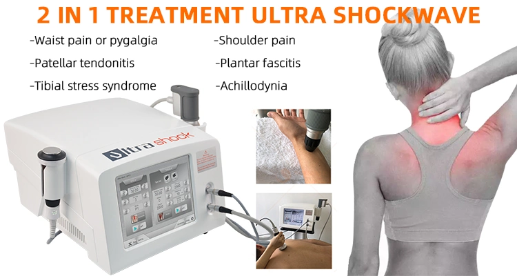 Price 2 in 1 Ultrasound Pain Relief Ultrashock Ultra-Shack Shockwave Therapy Machine