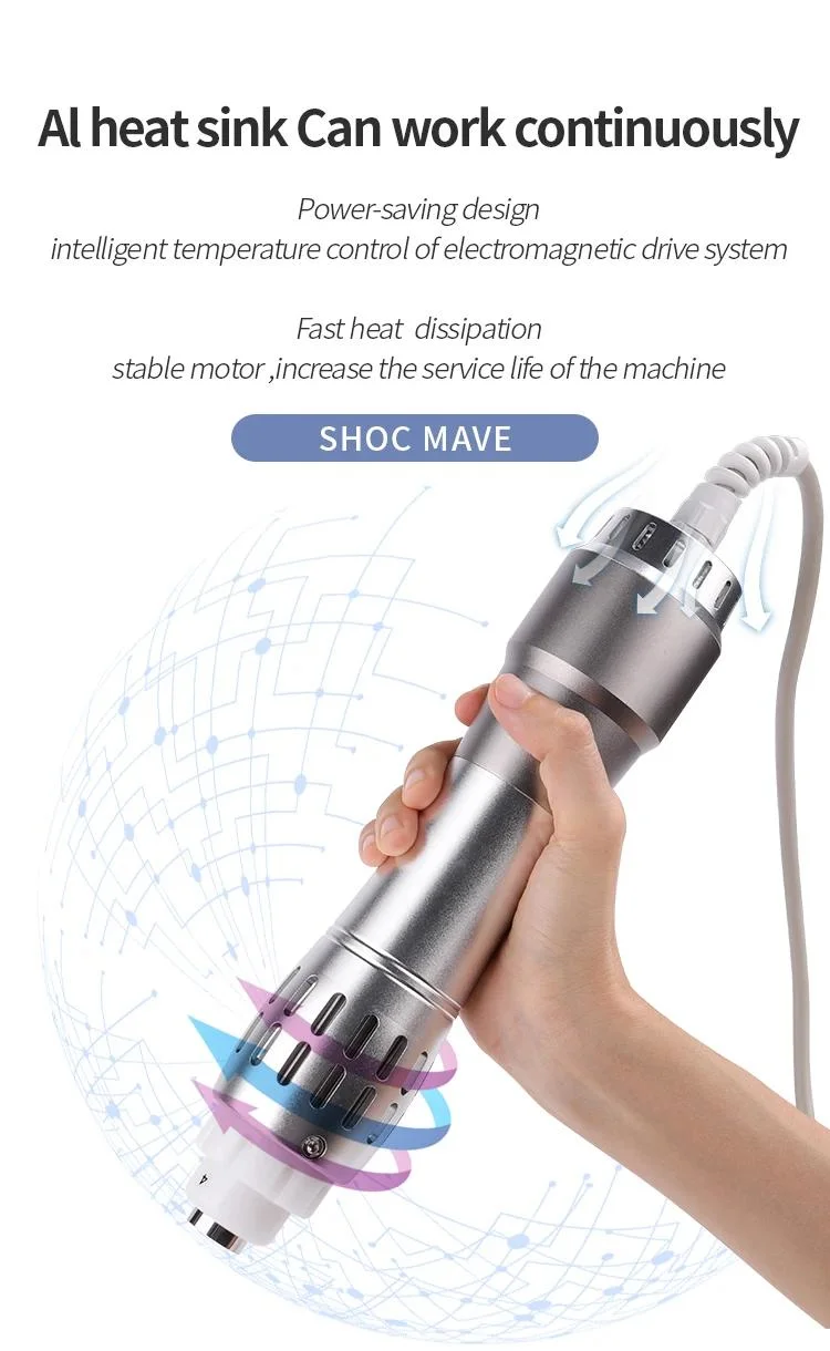 Portable Shockwave Therapy Machine Eswt Radial ED Shockwave Machine Pain Reduce Therapy Machine Shockwave