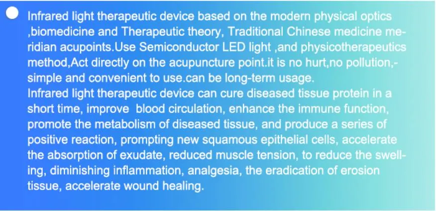 Portable Cervical Therapy Device Infrared Light Treatment Device for Cervical Pain, Knee Pain Cold Laser Therapy Equipment