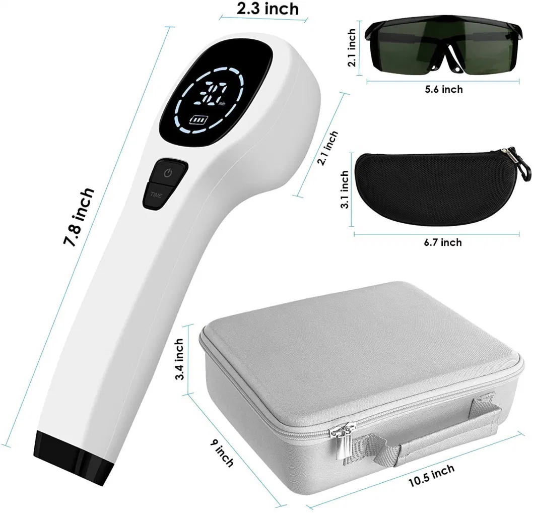 Medical Handheld Pain Relief Low Level Laser Cold Laser Therapy Device 808nm 650nm Physical Therapy (PW-4X)