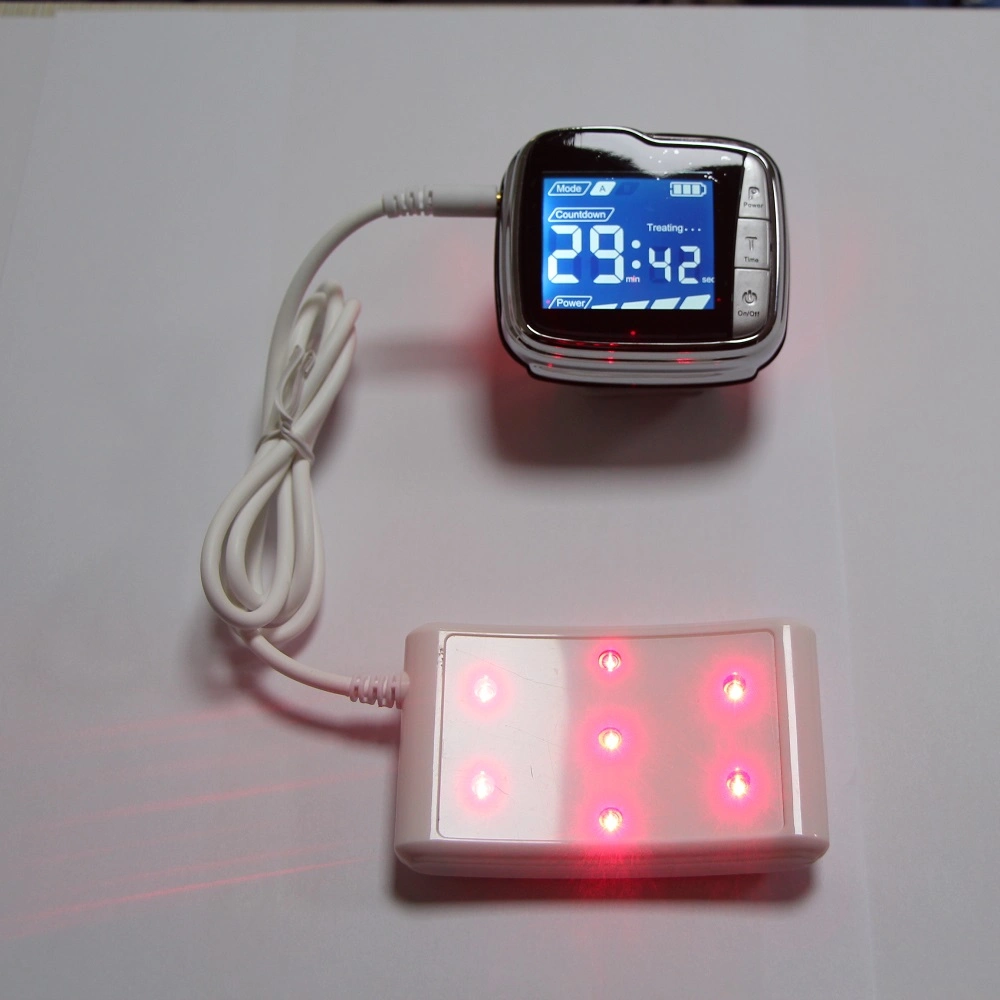 650nm Cold Laser Therapy Watch Wrist for Diabetes Hypertention Medical Therapeutic Apparatus