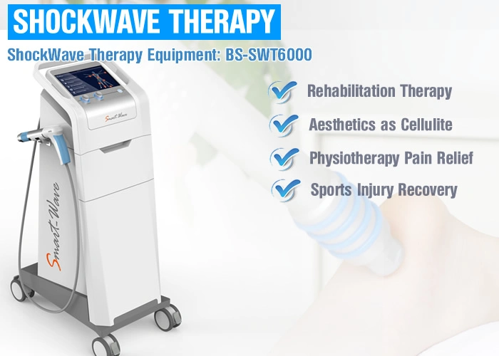 2021 Dual Channel Extracorporeal Shock Wave Therapy Machine for Physiotherapy Acoustic Shock Wave Therapy for Plantar Fasciitis