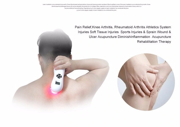 Handheld Low Level Red Light Cold Laser Therapy Unit