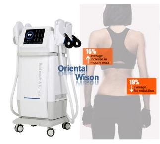 High-Intensity Electromagnetic Muscle Build Muscle 4 Handles Super Intensity Buttock Muscle Lifting Belly Fat Loss Beauty Machine