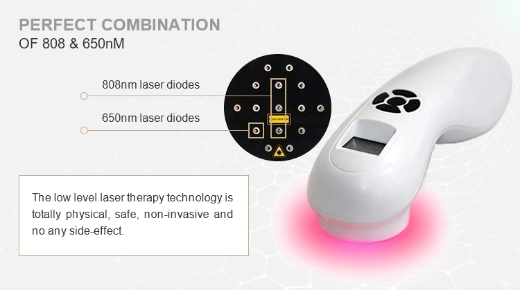 Handheld Low Level Red Light Cold Laser Therapy Unit