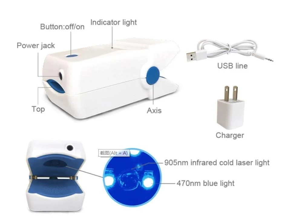 Lllt Cold Laser Nail Fungus Treatment Laser Therapy Device Nails Cleaning Physiotherapy Device