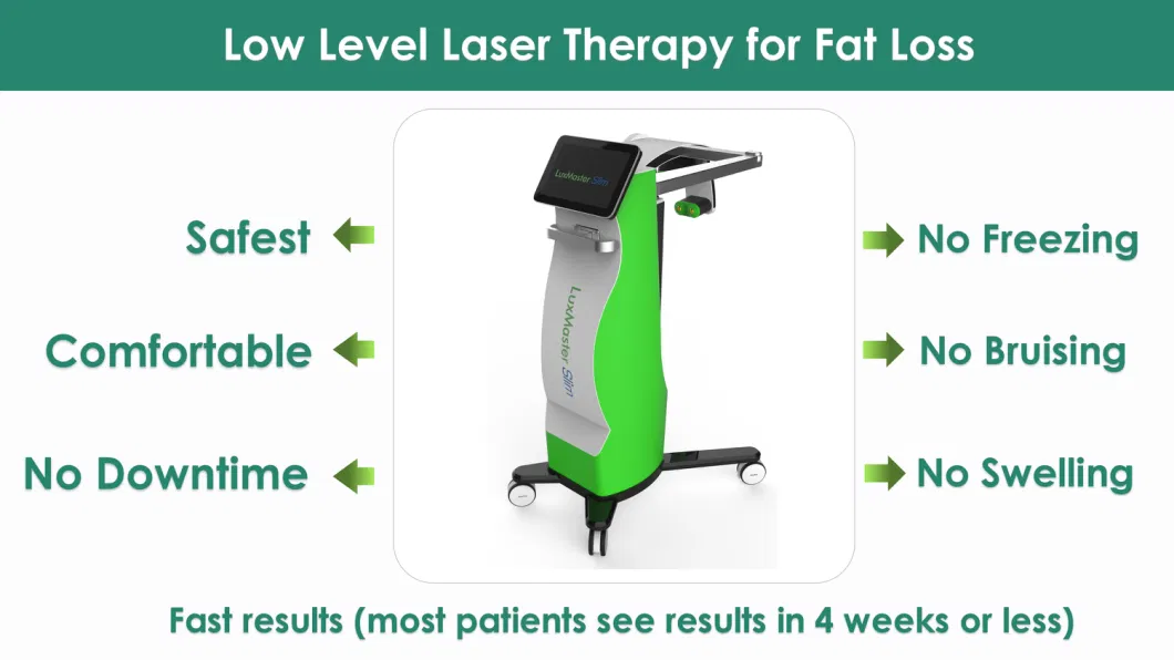 Painless Luxmaster Slim 532nm Green Light Therapy Cold Laser Fat Reduce Low Level Laser Therapy Device