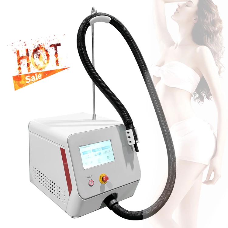 2022 Most Popular Comfortable Therapy Zimmer Cryo Cooling Machine Cold Air Skin Cooling Machine for Laser Treatment Cooler Cryo Pain Relief Beauty Machine