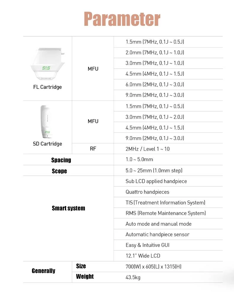 New Skin Care Machine Microcurrent Toning Anti-Wrinkle Facial Lifting RF Hifu Therapy Skin Care Beauty Salon Equipment 10d Hifu