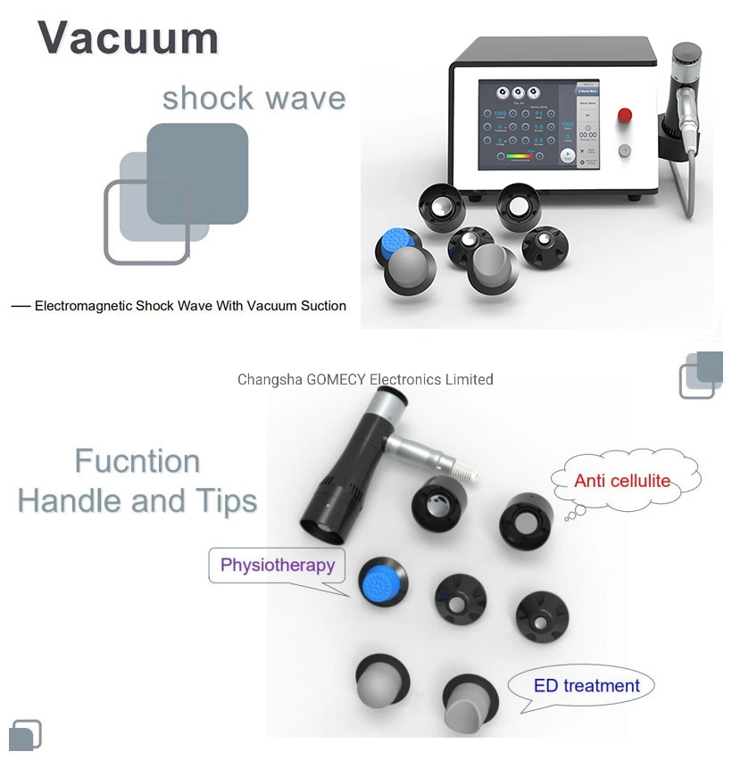 Shockwave+Vacuum 2 in 1 ED Treatment Physiotherapy Machine
