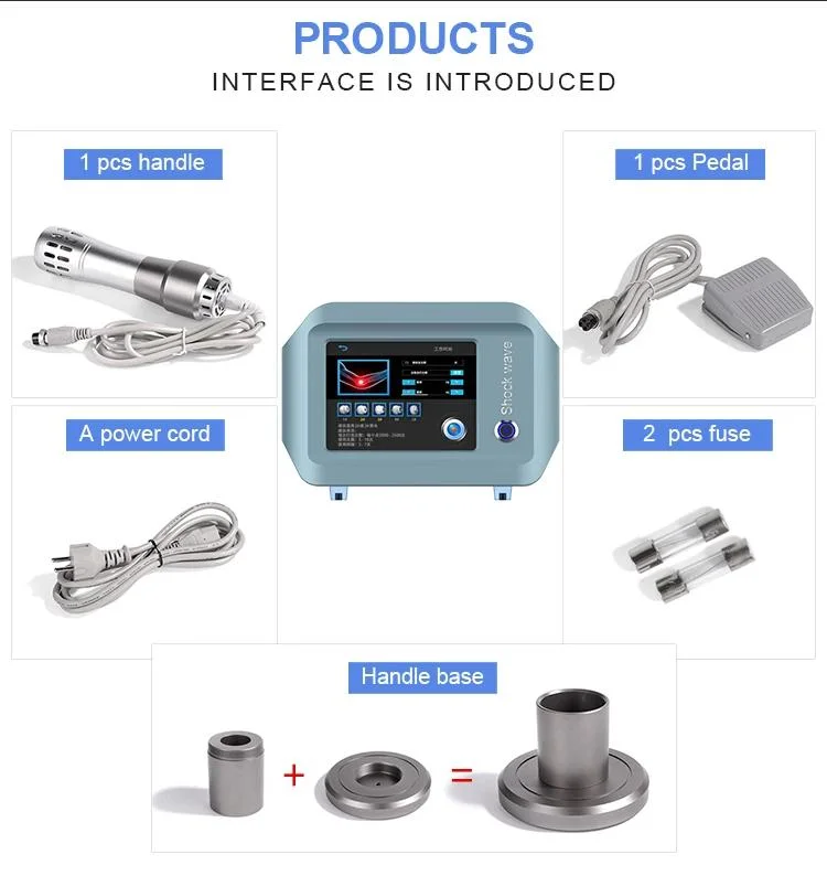 Portable Shockwave Therapy Machine Eswt Radial ED Shockwave Machine Pain Reduce Therapy Machine Shockwave