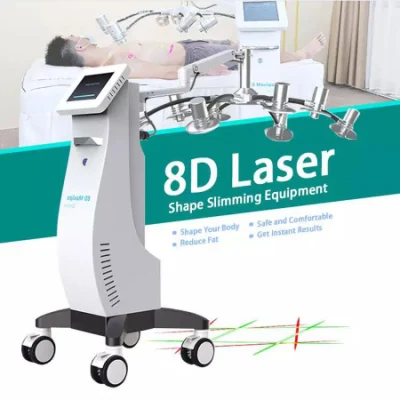  Macchina dimagrante laser professionale 635 nm con luce rossa/verde 6D Lipo Cryo Cold laser Weight Loss Medical certificato CE