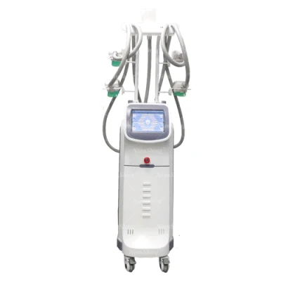 Cryolipolysis automatica a 5 testine Multipe sottovuoto a 360 gradi per congelamento dei grassi Perdita di peso Shockwave Physical Therapy Cryolipolysis Machine
