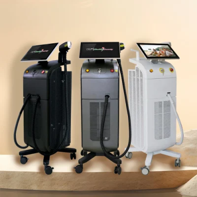  Diodo laser Ice XL di bellezza IPL ND YAG Picosecondi Laser 755 808 1064nm lunghezza a tripla onda titanio Depilazione laser capelli Rimozione della macchina / laser frazionario CO2