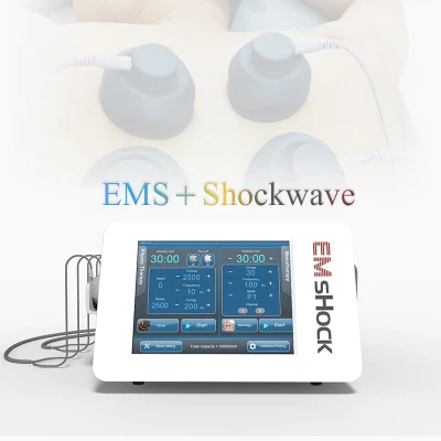 Radial Shockwave Therapy Machine EMS+Shockwave stimolazione muscolare elettrica terapia fisica Macchina