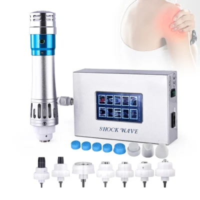 Nuovo arrivo 7 maniglie operative ed apparecchiature per il trattamento delle onde d&prime;urto Macchina portatile per terapia Shockwave per ridurre il grasso