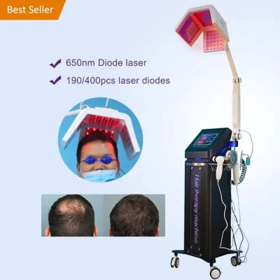  Laser a diodi 650nm Red hair RGrowth Machine laser a basso livello Terapia della luce Anti perdita di capelli dispositivo di crescita 272 277