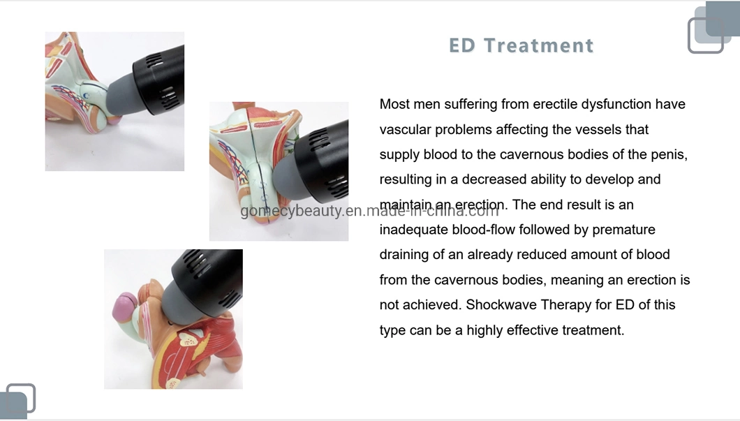 Vacuum Shockwave Physical Therapy Equipment ED Treatment 2 in 1 ED Treatment Cellulite Reduction Machine