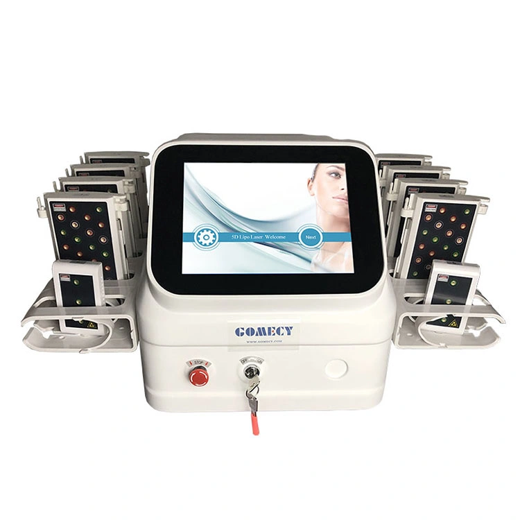 Effective Fat Removal Light Lipo Laser Slimming 5D 650nm +780nm&808nm+940nm&980nm Cold Laser Therapy