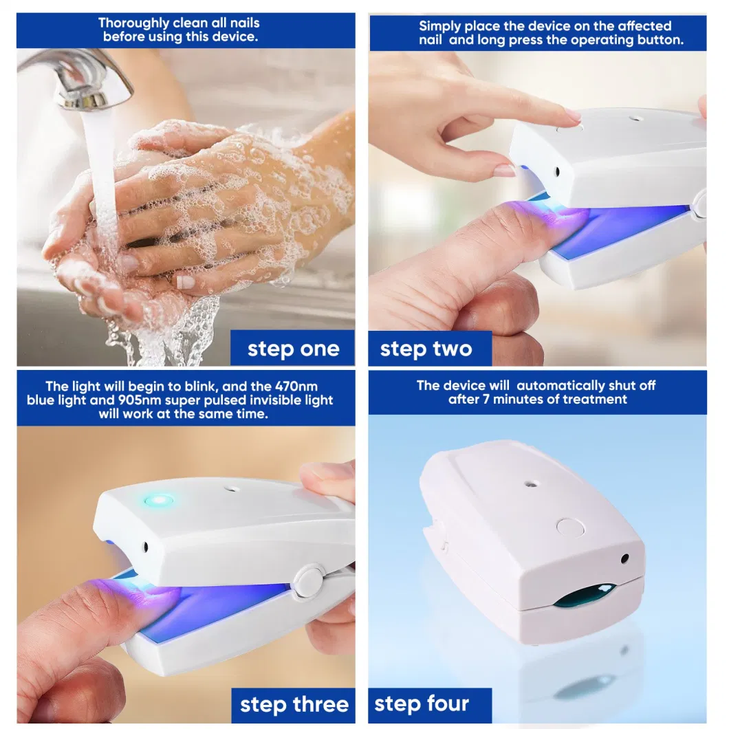 Low Level Laser Therapy Lllt Nail Fungus Device for Nail Fungal Infections