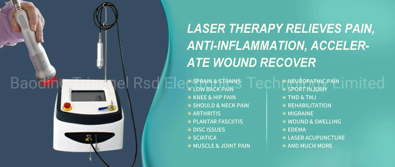 Family Use High Power 60W Physical Therapy Diode Laser Device for Human Pain Relief Physiotherapy Treatment