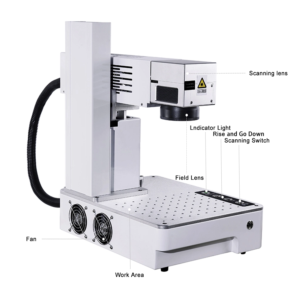 1W UV Laser Marker Laser Marking Machine Engraver Jpt UV Laser