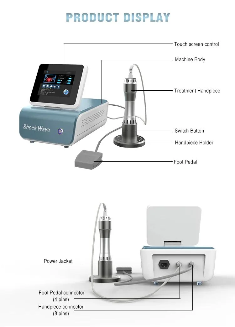 Professional Electromagnetic Shockwave Pain Relidf Cellulite Device Shockwave Therapy Erectile Dysfunction Massage Machine