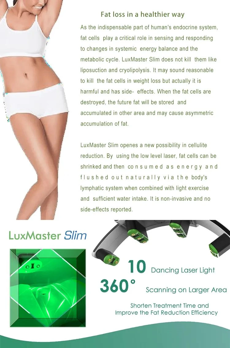 360 Degree Low-Level Laser Therapy Body Slimming Cold Laser Machine