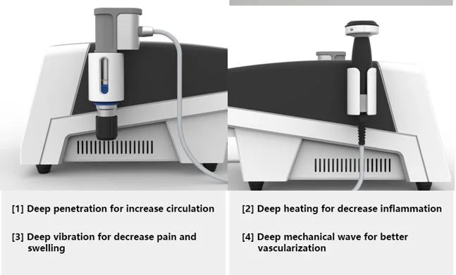 Hot Selling 6 Bar Focused Shockwave Therapy Machine for Physical Therapy