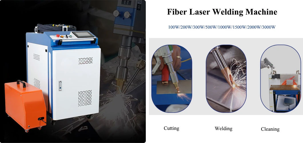 1000W 1500W 2000W 3000W Handheld Fiber Laser Welding Cutting Cleaning Machine for Metal Aluminium Stainless Carbon Steel