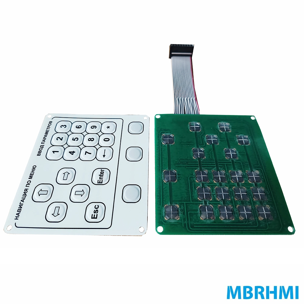 New Design Wholesale Durable Practical Self Adhesive Waterproof Electrical Membrane Switch Keyboard