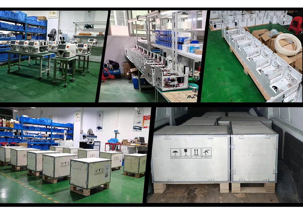 Single Double Position Glasses Frame Automatic Laser Welding 500W