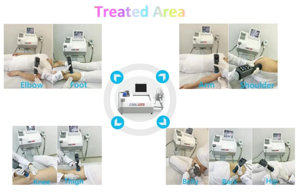 Cool Wave Therapy Combination of Shockwave and Cryo Fat Freezing Device Slimming Machine