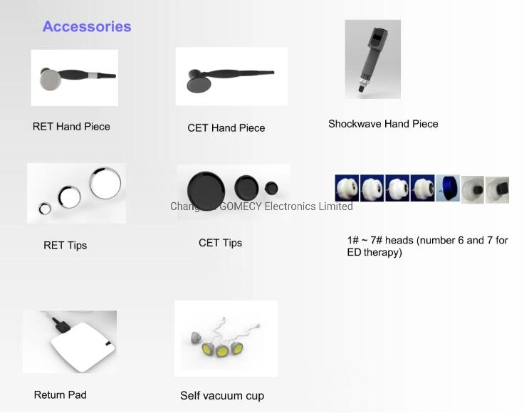 Portable Tecar Shock Wave for Body Pain-Relief