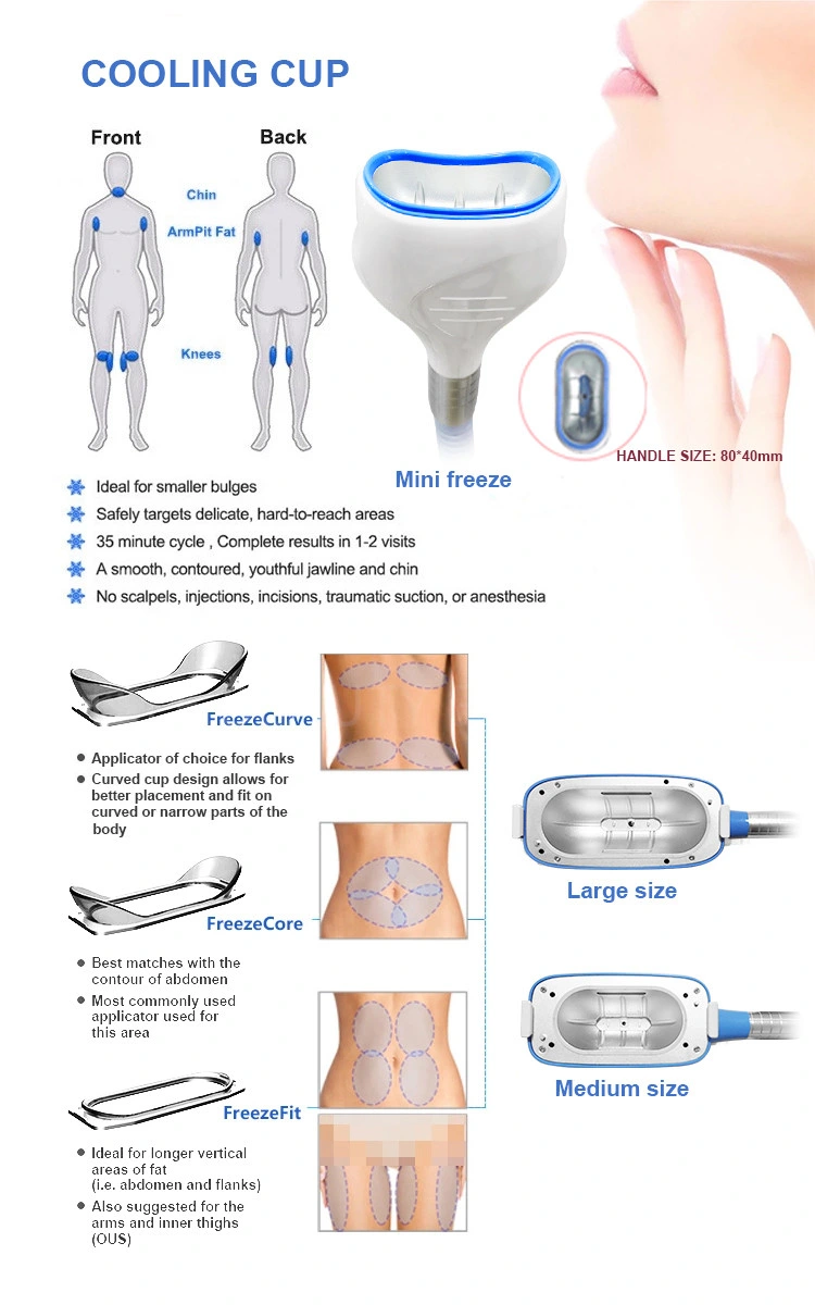 RF Vacuum Cavitation Skin Lifting Cryolipolysis Fat Freezing Weight Loss Shockwave Physical Therapy Body Slimming Body Shaping Machine